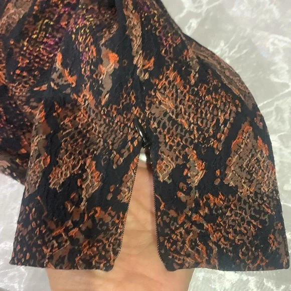 NWT🇨🇦Gorgeous JR Jacquard Snake Print Pants - Picture 8 of 15